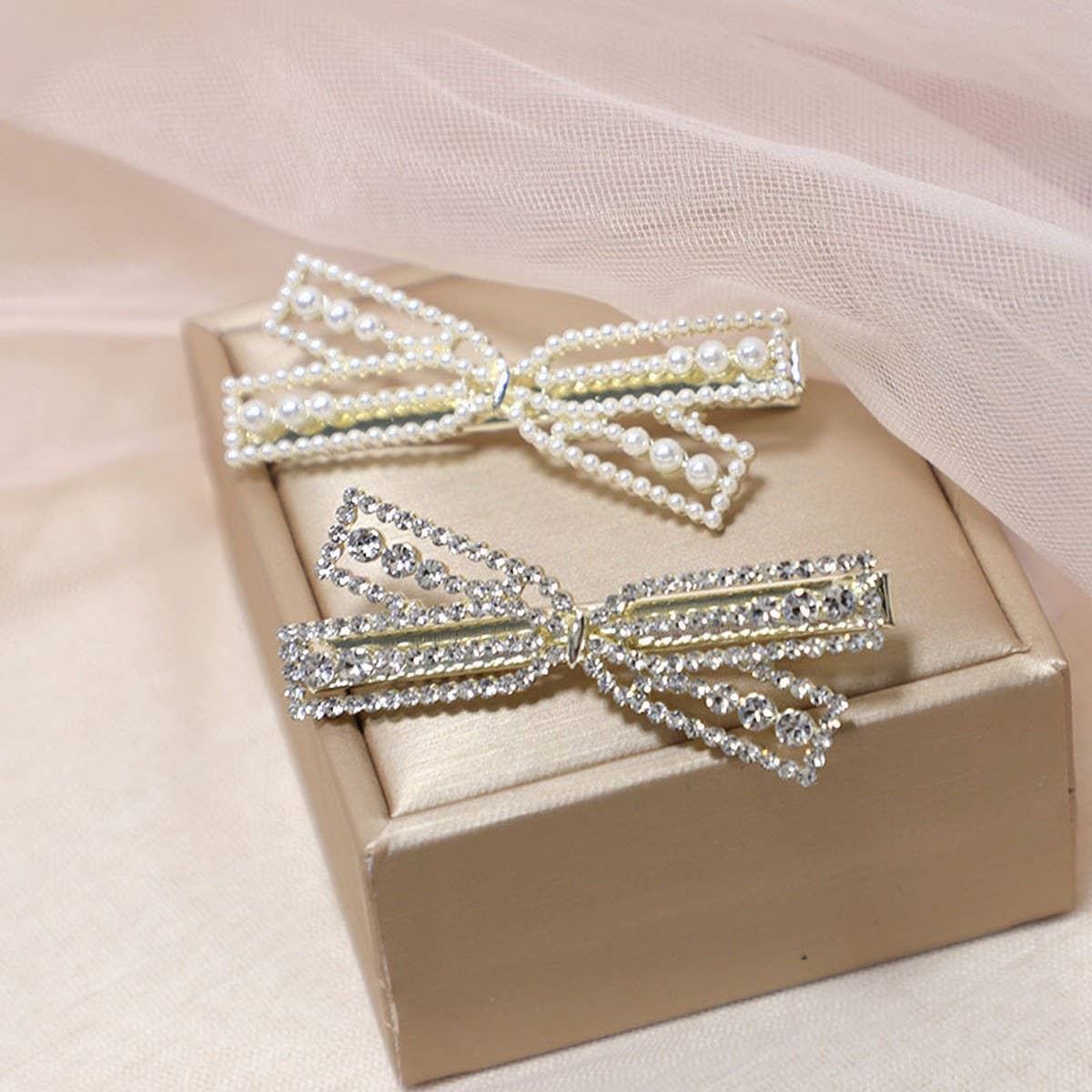 Full Rhinestone Hair Clip,Sparkly Side or Back Pin