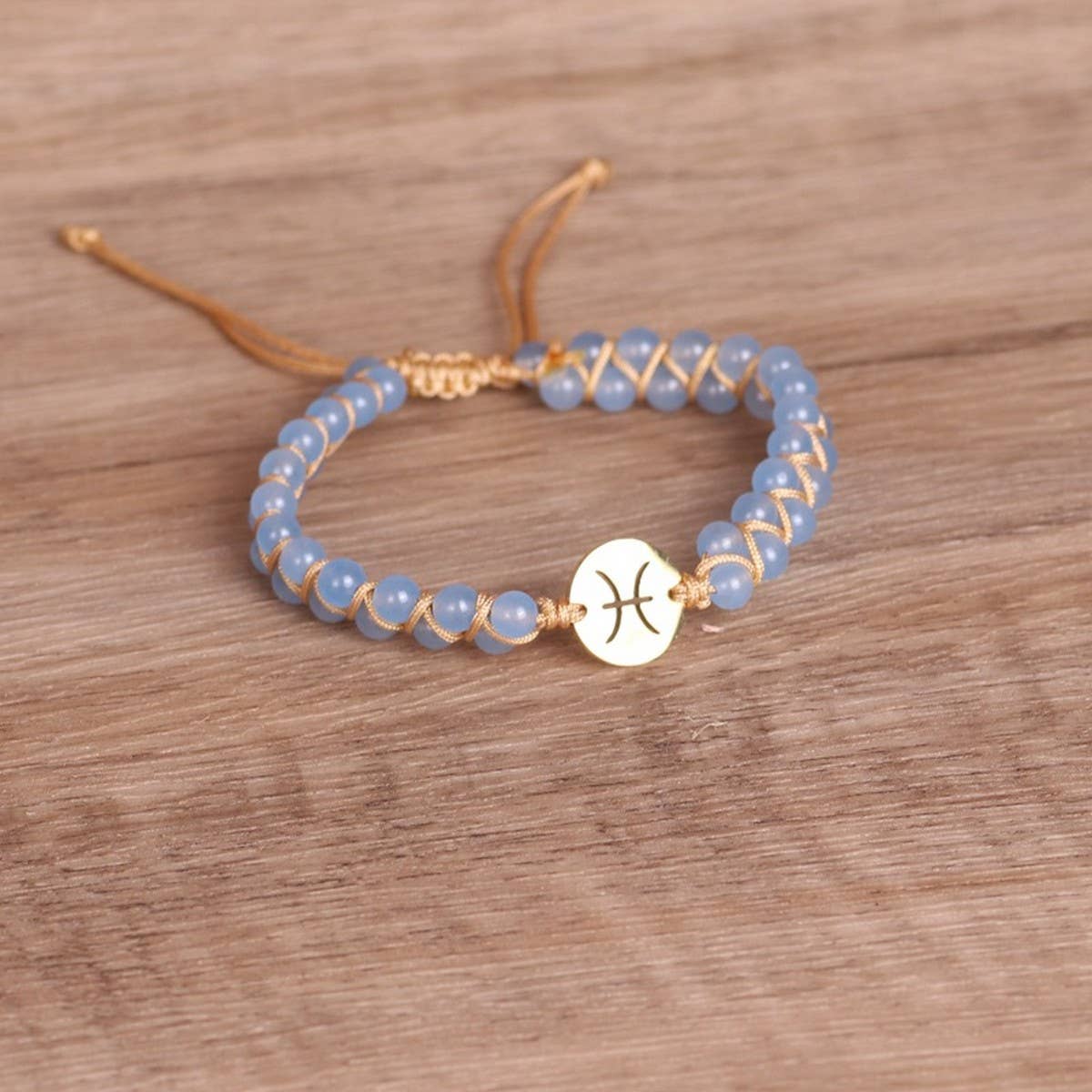 CONSTELLATIONS 4MM STONE BEADS BRAIDED BRACELETS