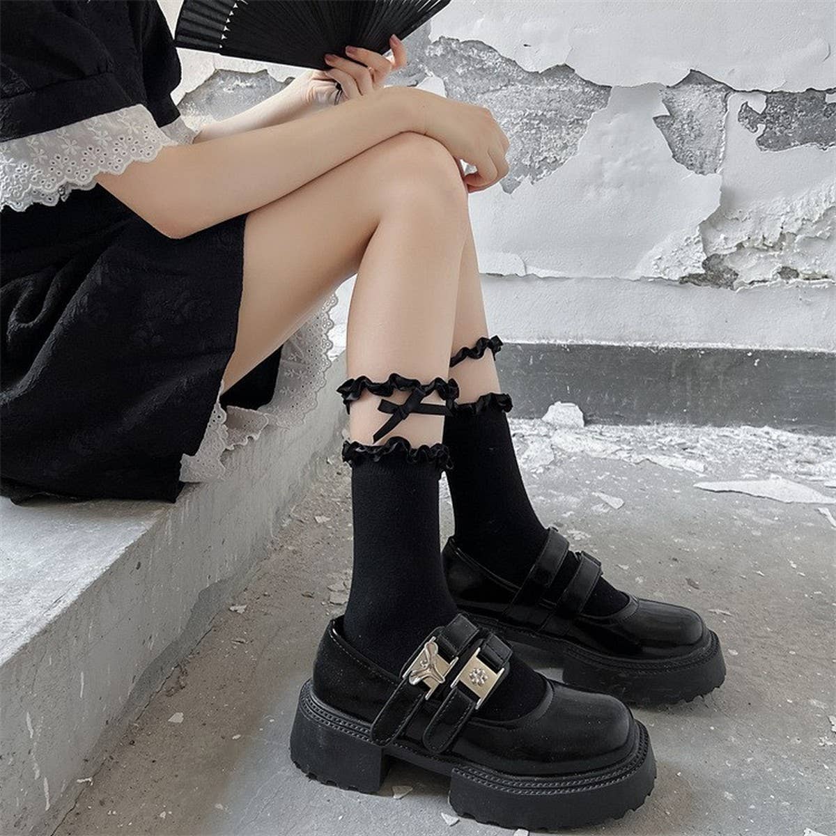 SUMMER THIN GLASS SILK LACE SOCKS LOLITA SEXY SOCKS