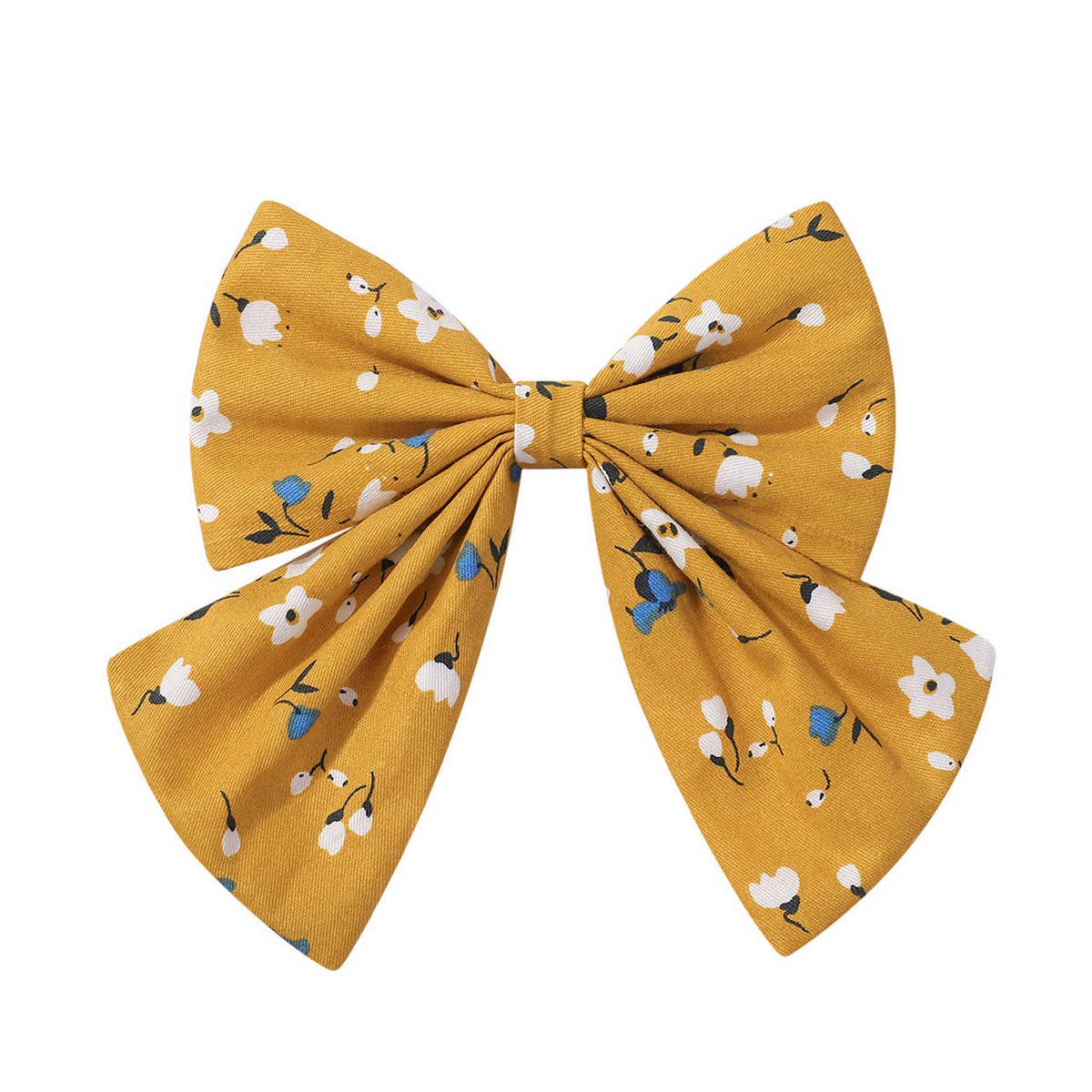 CHILDREN'S SIMPLE FLORAL BOW HAIRPIN