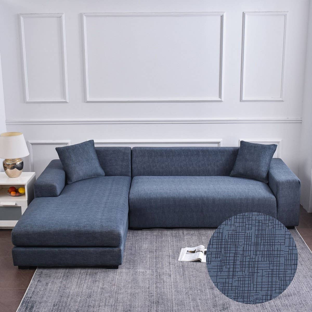 Stretch Sofa Cover, Full Wrap for All Seasons_CWMM8313