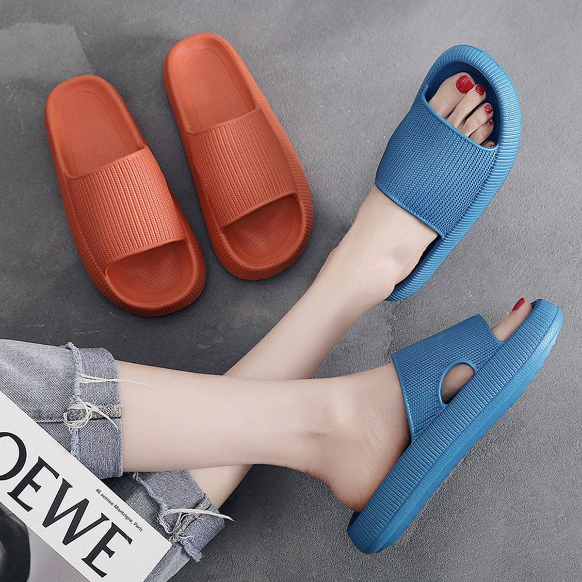 Soft EVA Indoor Slippers, Thick Sole for Women_CWSHS0636