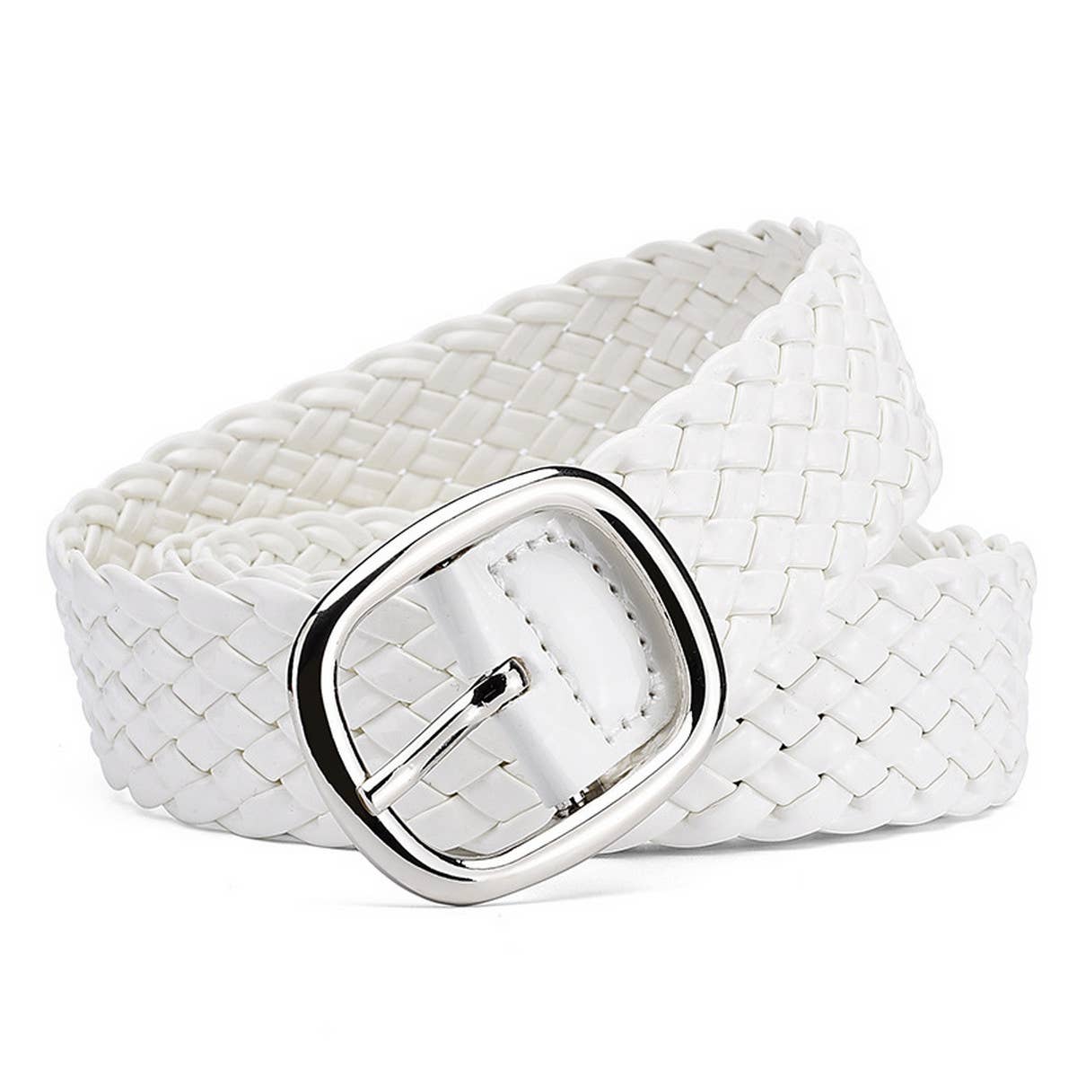 WOMEN NEW STYLE BUCKLE PU PATENT LEATHER BELT_CWABE0594