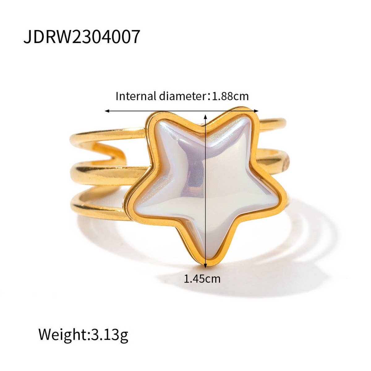 GOLD-PLATED RING WITH COLORED NATURAL STONES