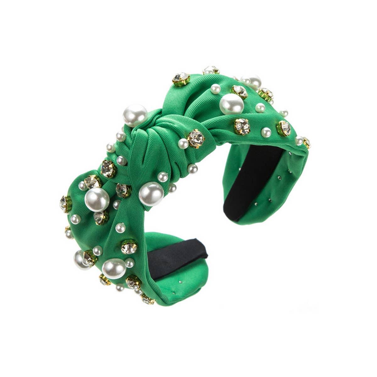 NEW FASHIONABLE WIDE-BRIMMED PEARL HAIRBAND_CWAHA0813