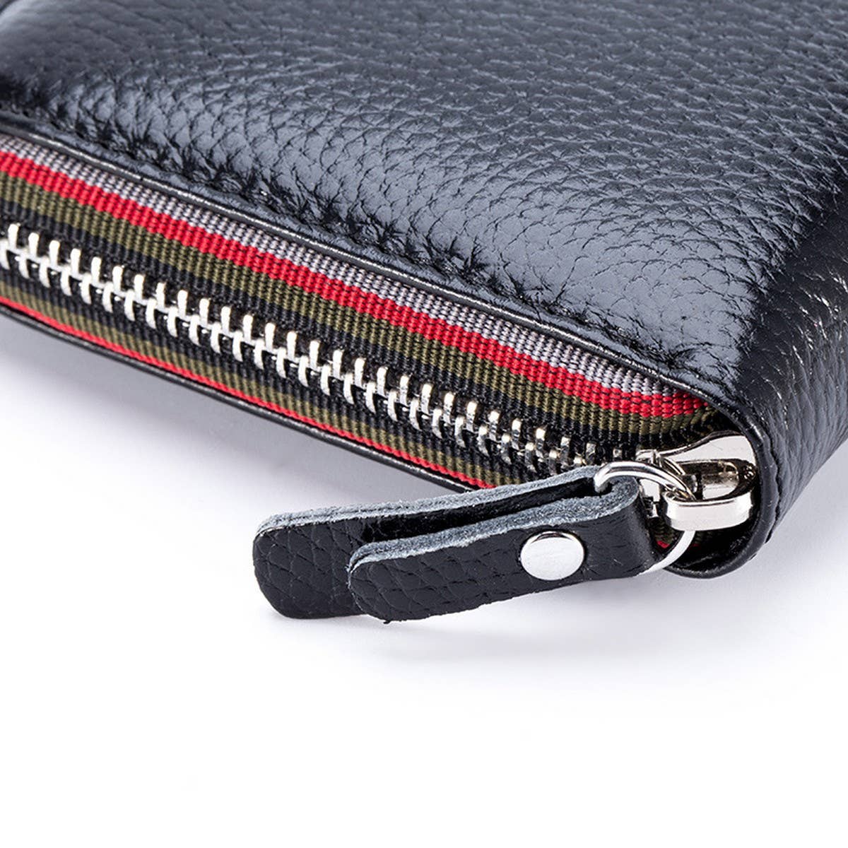 TOP LAYER COWHIDE CASUAL LONG LEATHER WALLET_CWAB3751