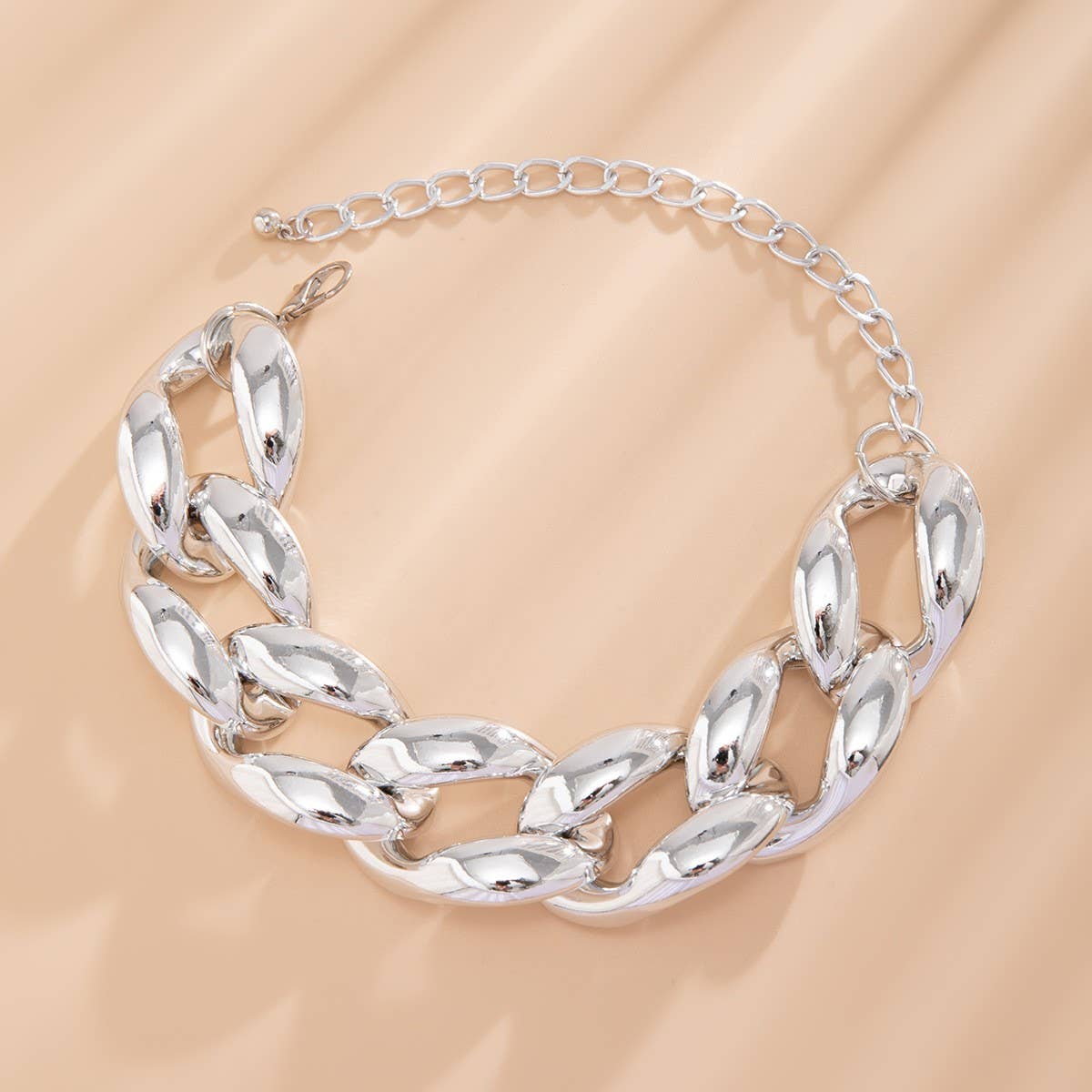 HIP HOP PUNK THICK CHAIN HOLLOW NECKLACE
