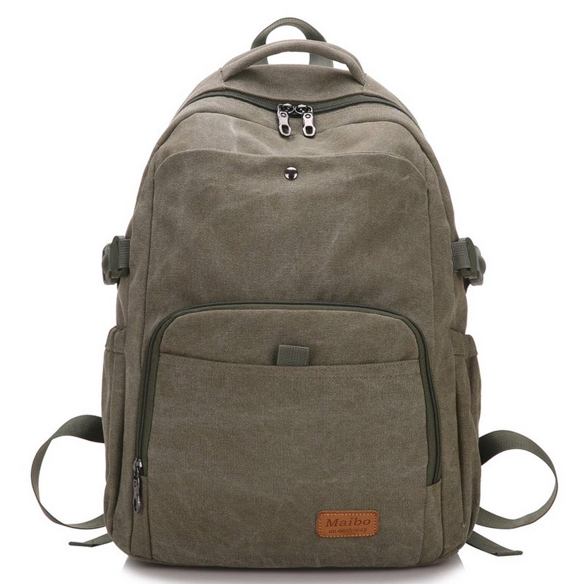 CASUAL VINTAGE BACK-TO-SCHOOL CANVAS BACKPACK_CWAB2205