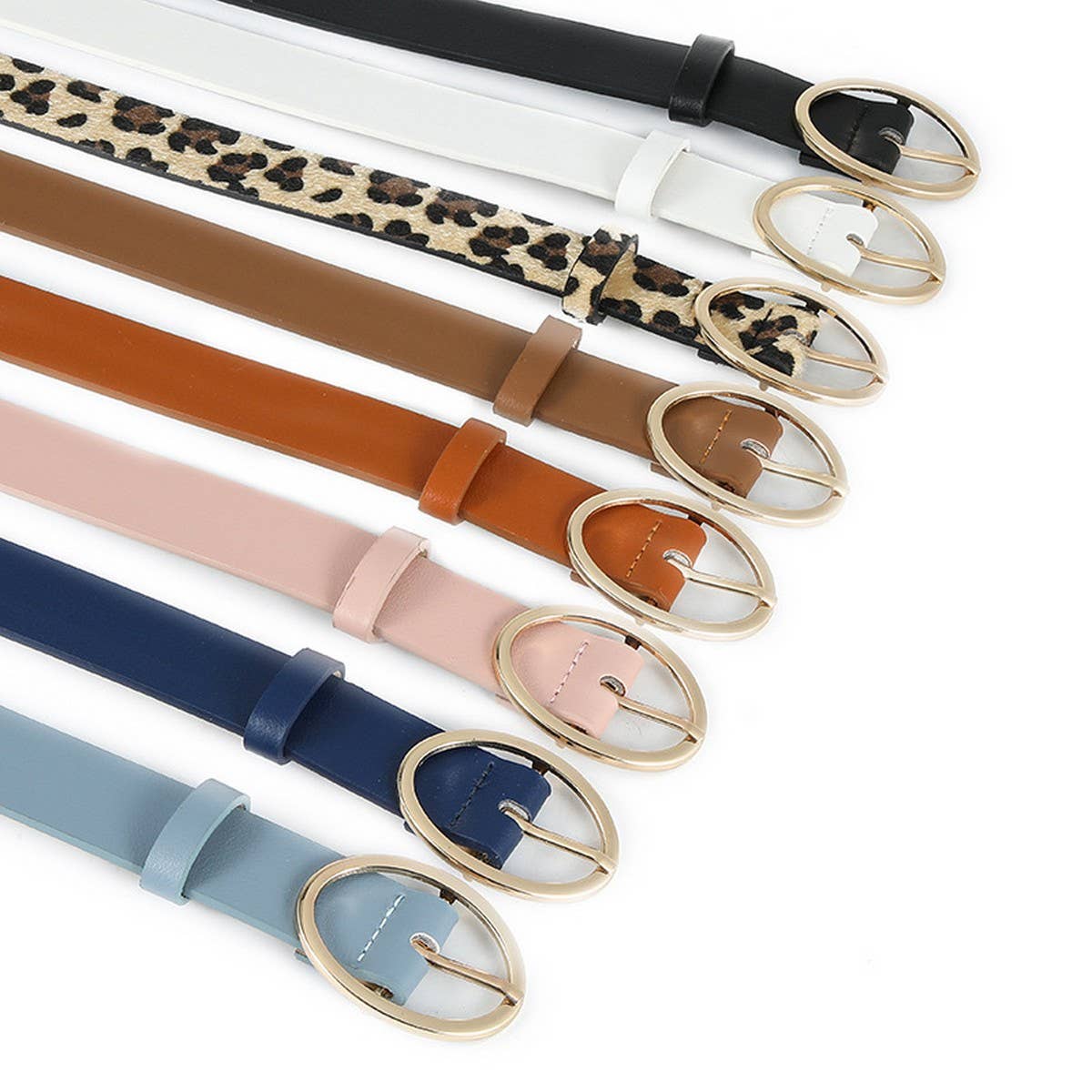 ROUND PIN BUCKLE HIGH-END VERSATILE BELT_CWABE0614