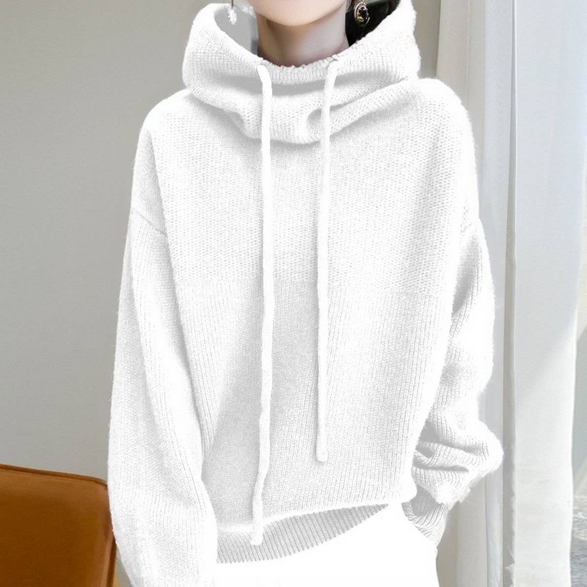 Women's Slouchy Turtleneck Knit Sweater