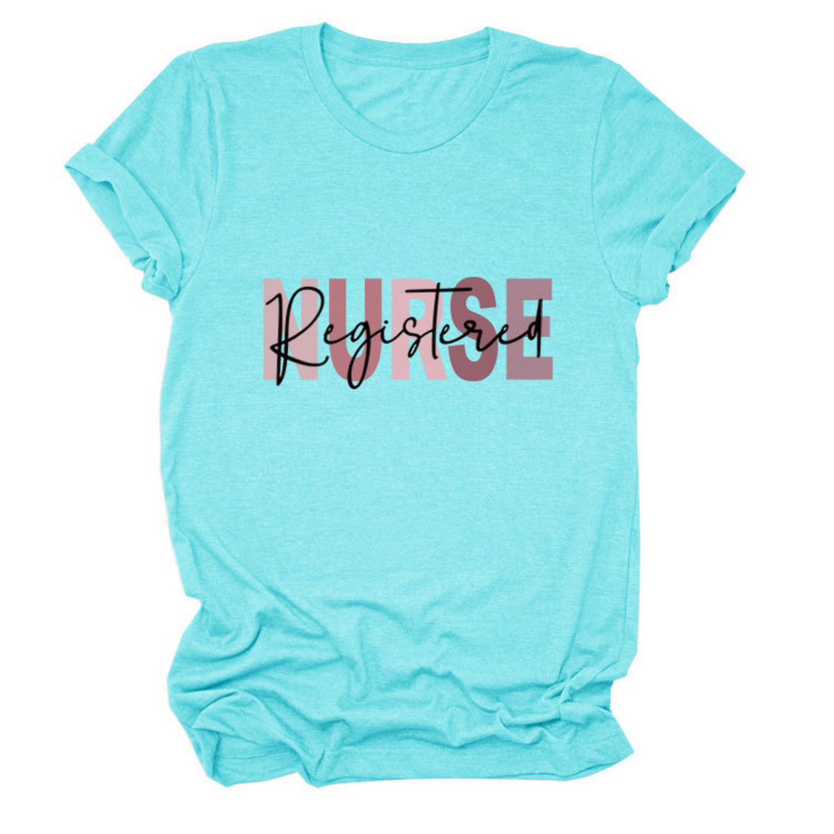 Trendy Plus Size T-Shirt for Women, Short Sleeve