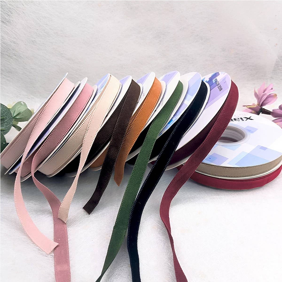 DEERSKIN VELVET RIBBON HAIR ACCESSORIES DIY