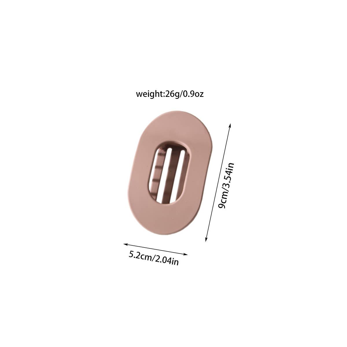 The flat oval hairpin has strong grip