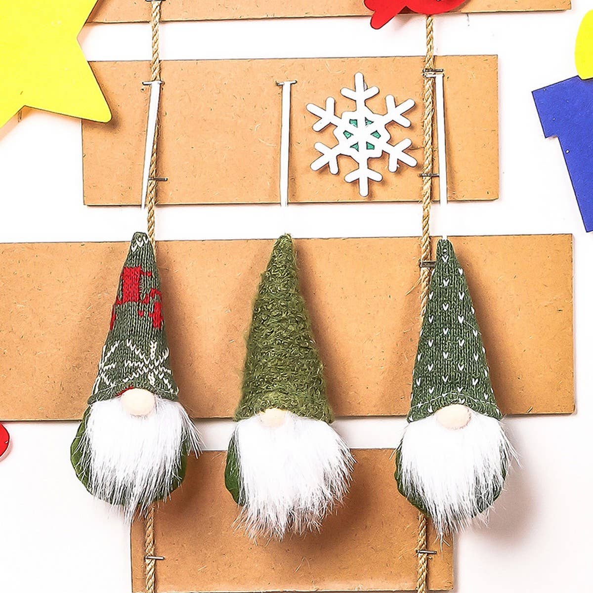 CHRISTMAS DECORATIONS KNITTED SMALL PENDANTS