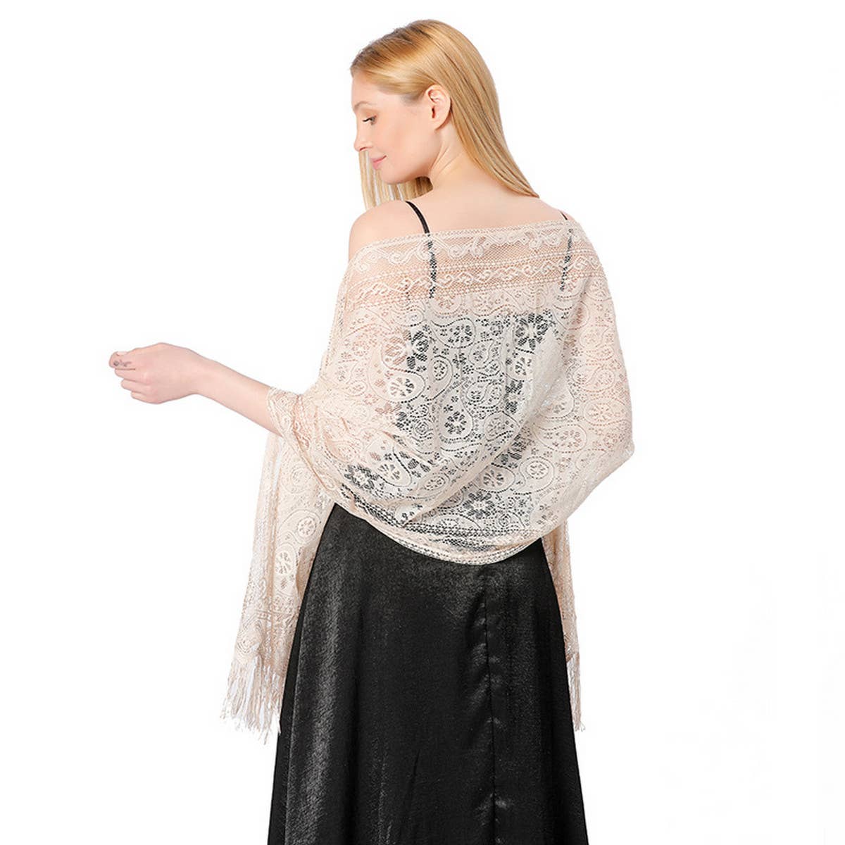 HOLLOW NEW STYLE MIN WHIRLWIND CASHEW SHAWL
