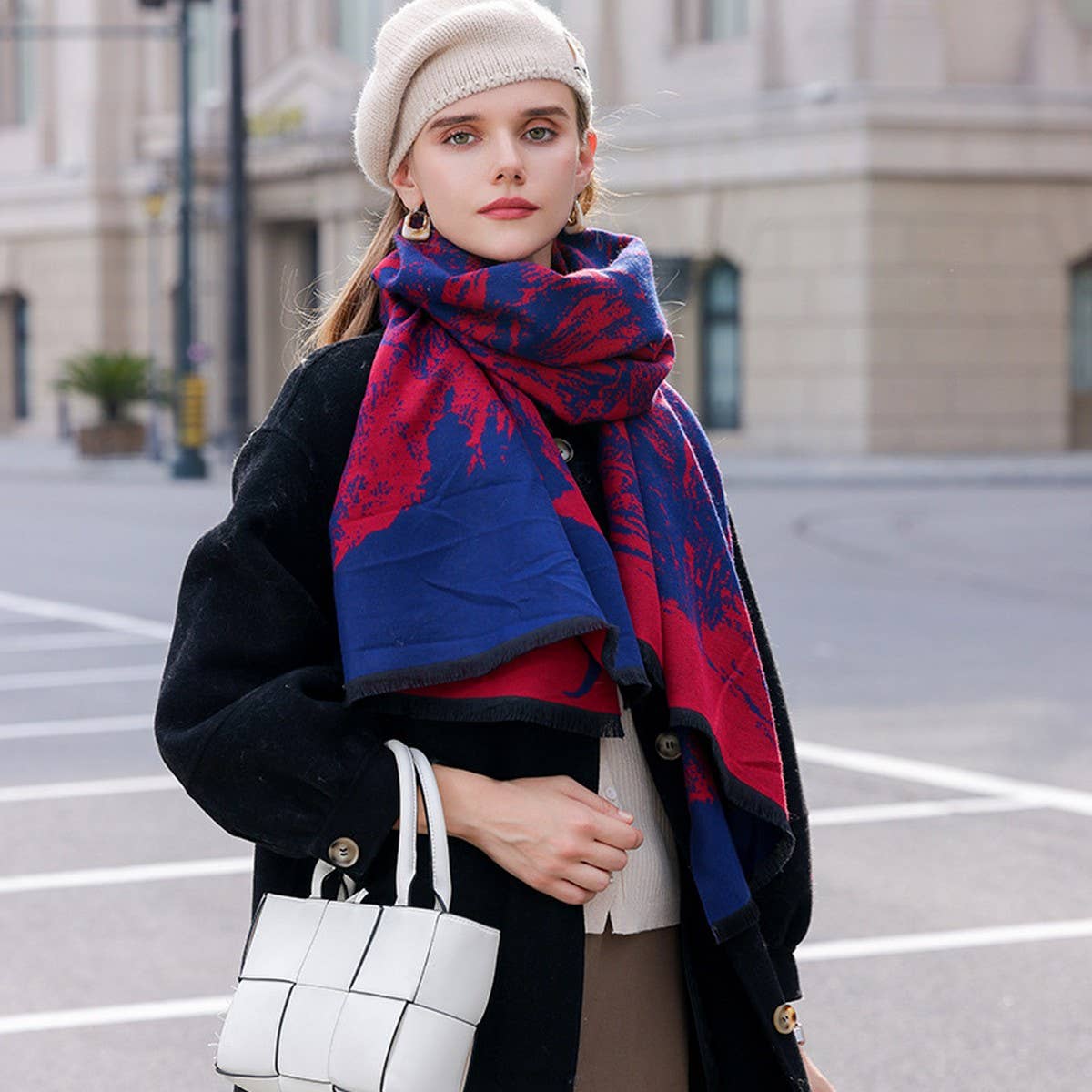 WINTER WARM SCARF FASHION BLANKET SHAWL