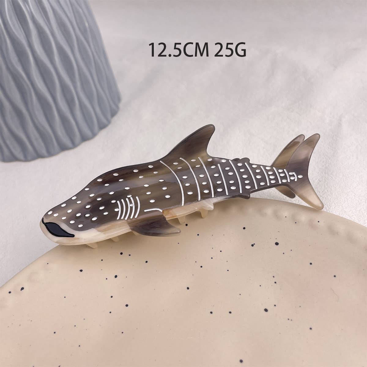 OCEAN WHALE SHELL FISH SEASHELL HAIR CLAW CLIPS_CWAHA0550