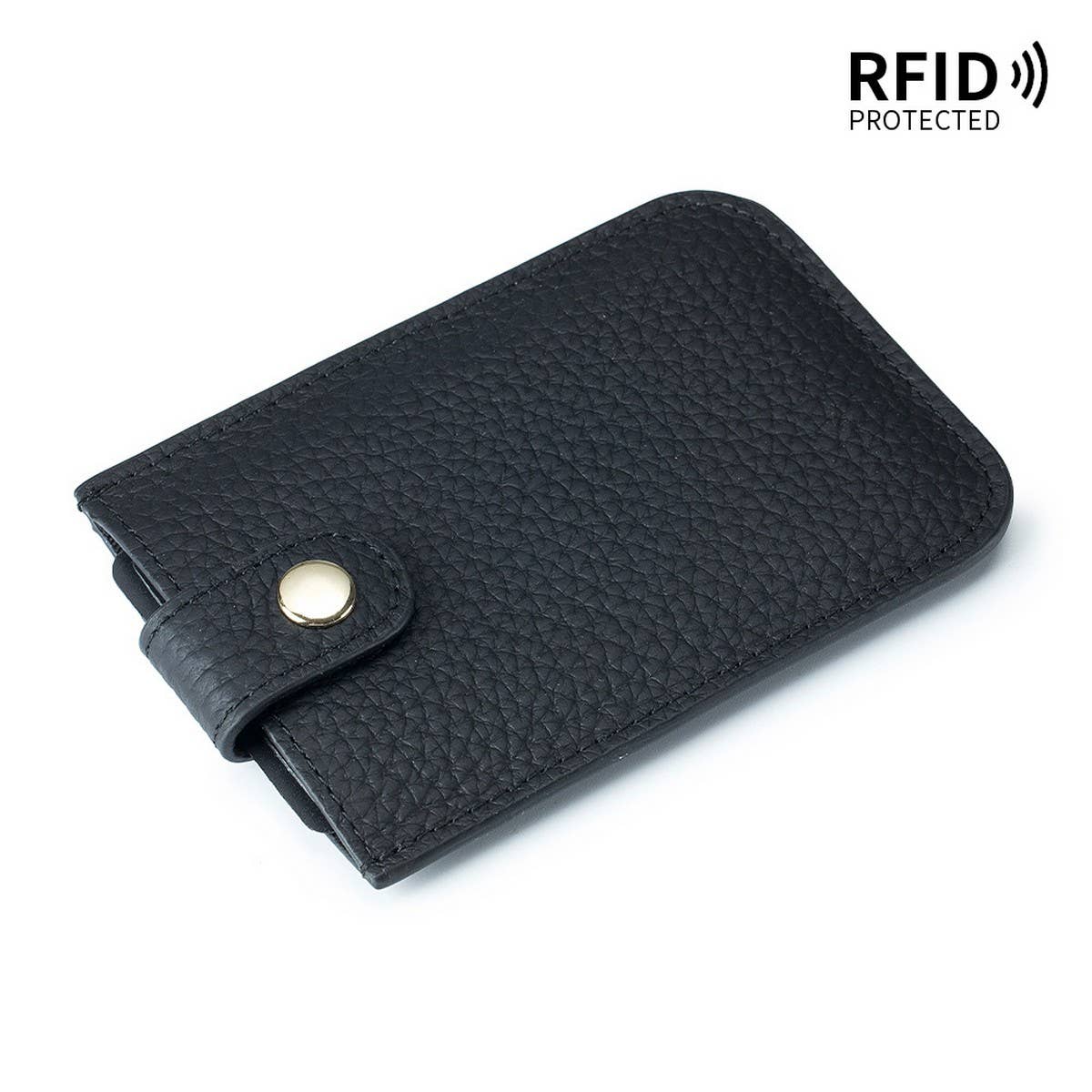 ULTRA-THIN LAYERED DRAWSTRING LEATHER CARD HOLDER_CWAB3825