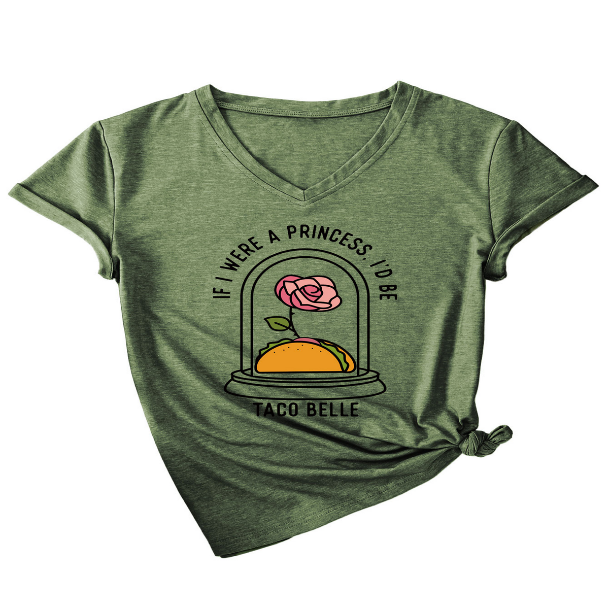 Funny Women's Tee ? Princess Taco Print