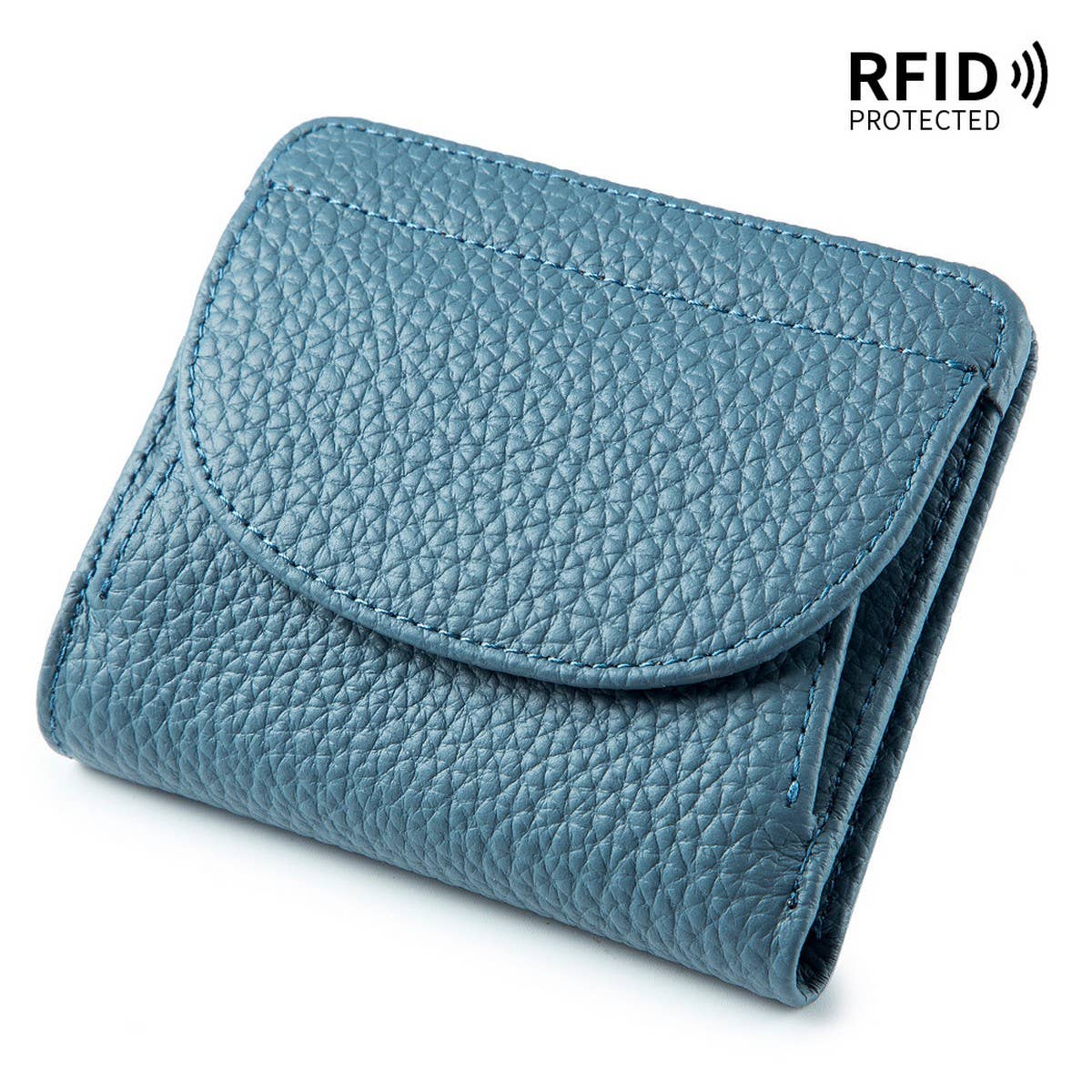 MINI SIMPLE FOLDING ULTRA-THIN LEATHER WALLET_CWAB3710