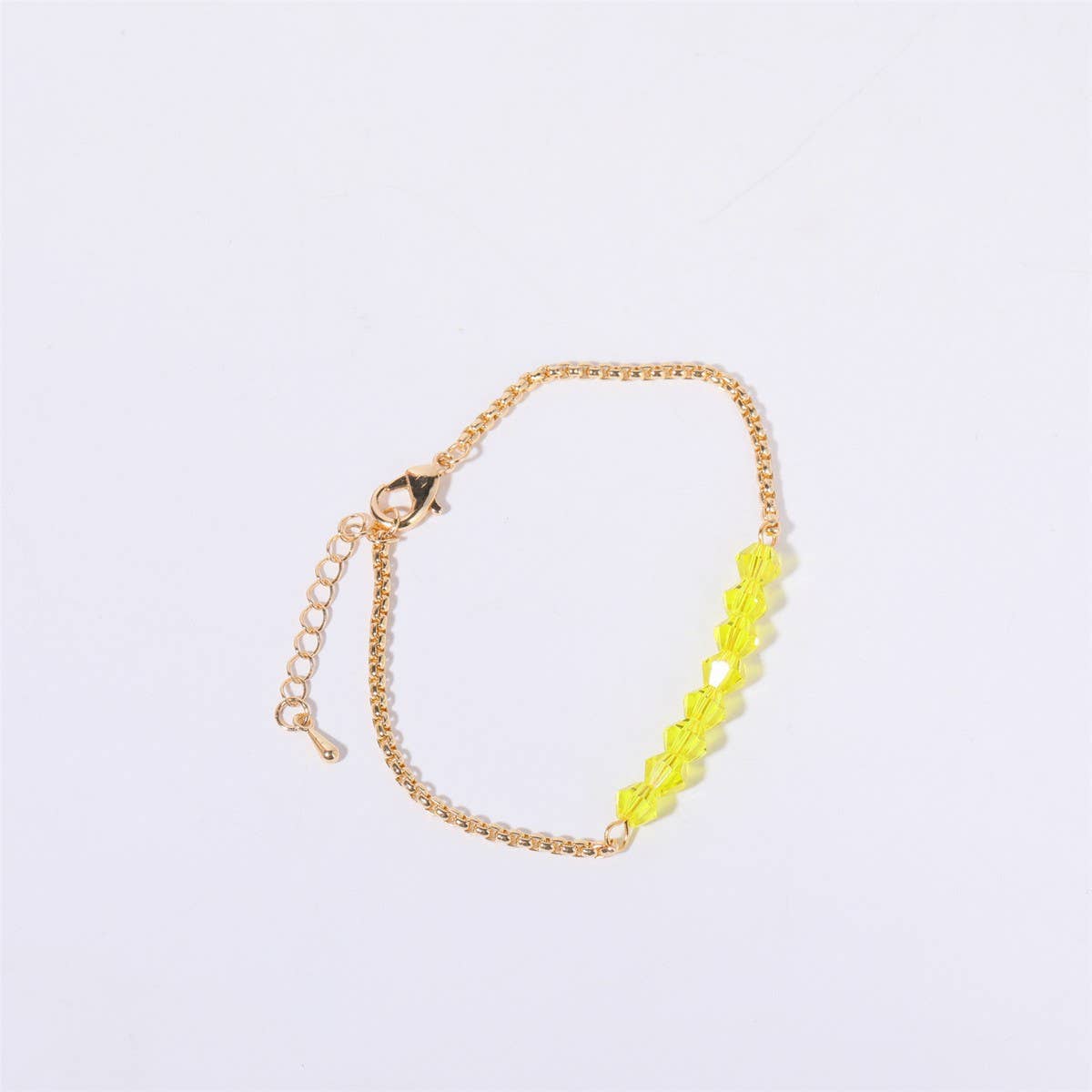 Women's Birthstone Colored Beaded Bracelet