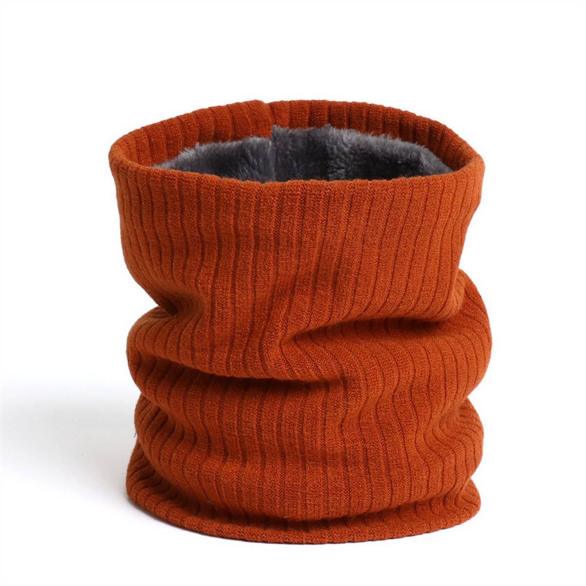 SOLID COLOR PLUS VELVET ELASTIC WARM NECK GAITER_CWASC1023