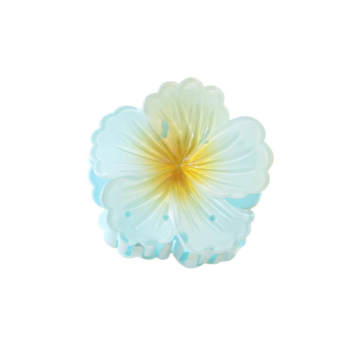 Gradient Flower Hair Claw - Elegant Summer Style