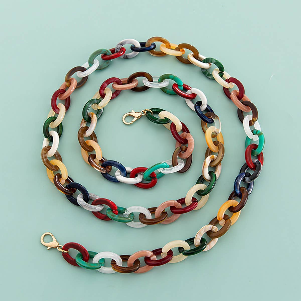 47.24"Mixed-Color Bag Chain,Phone Case Strap_CWMM5091