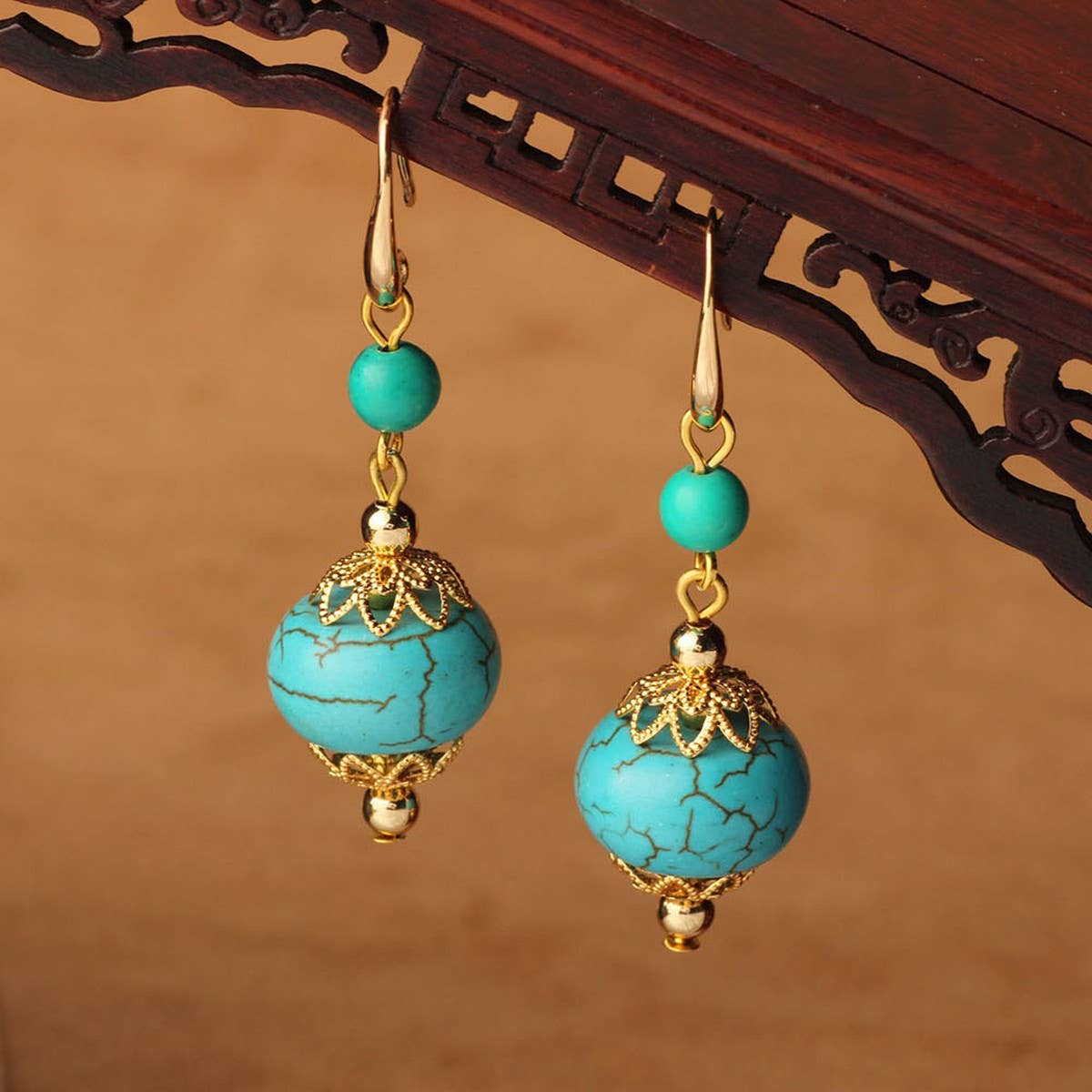 RETRO ETHNIC STYLE FASHION HAND-WOVEN EARRINGS_CWAJE3987