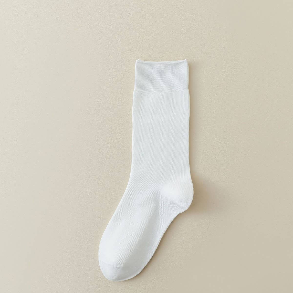 WOMEN LEISURE SOLID COLOR PILE SOCKS