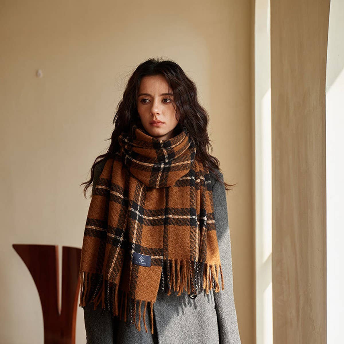 Women's autumn and winter scarf thick warm