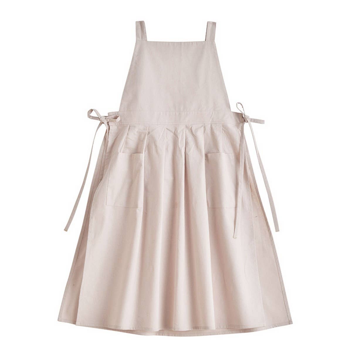 Cotton solid color adjustable Aprons with pockets
