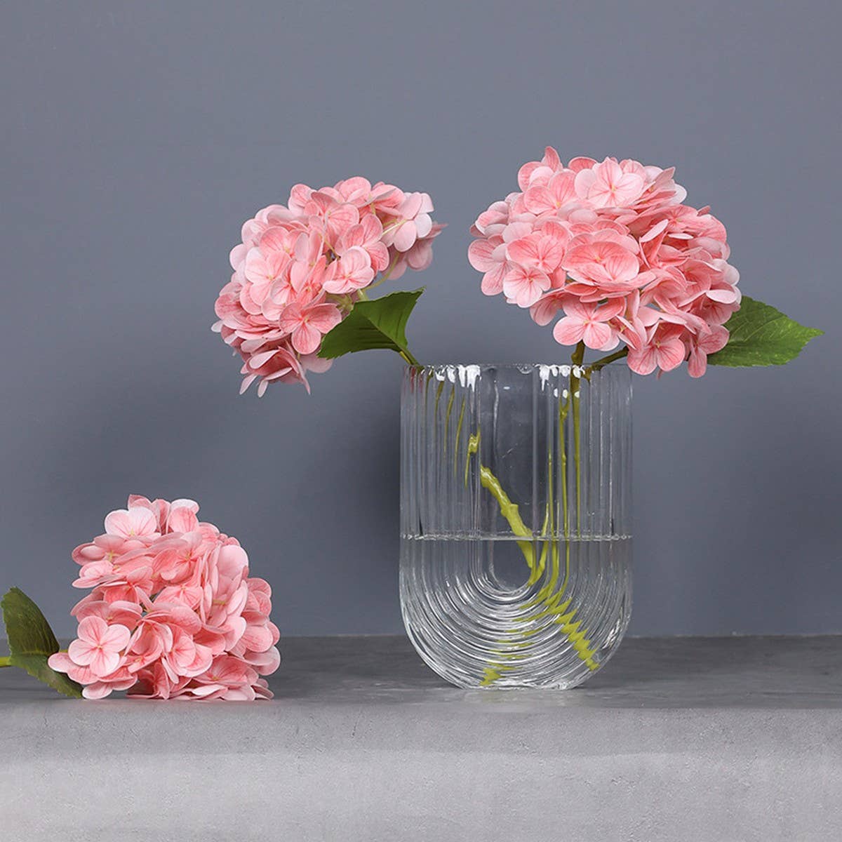 Real Touch Hydrangea Arrangement for Home Decor_CWMM6521