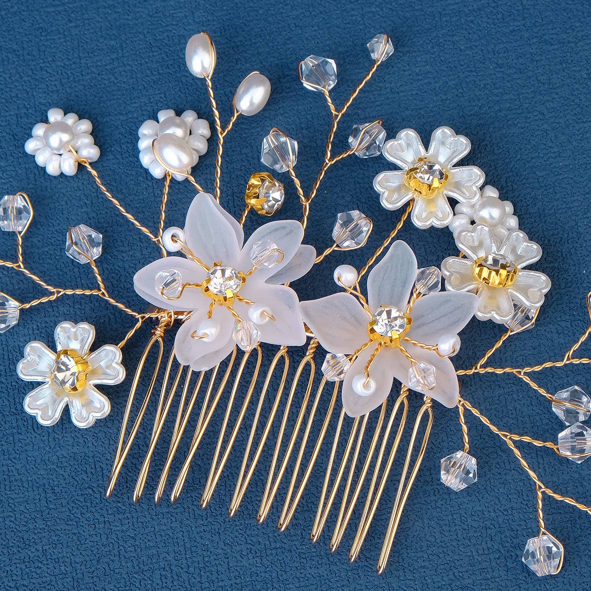 BEAUTIFUL HANDMADE BRIDAL HAIR ACCESSORIESSET_CWAHA2790