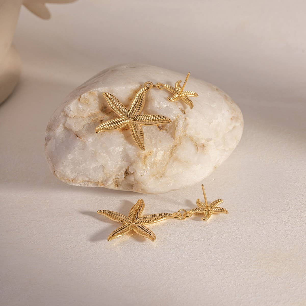RETRO SIMPLE OCEAN EARRINGS STARFISH EARRINGS_CWASC1662