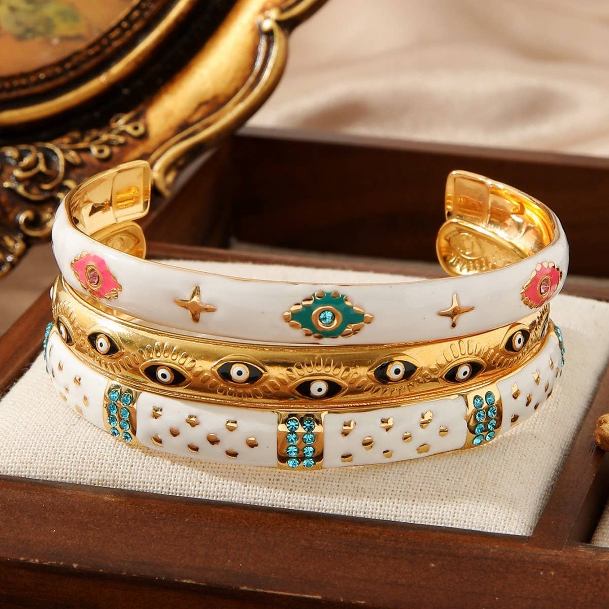 PERSONALIZED FASHION RETRO DESIGN OIL DROP BRACELET_CWMM3737
