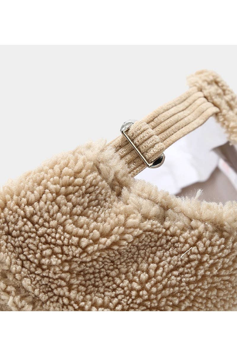 Lamb Wool Baseball Cap ? Winter Warm, Fashion CWAH0426