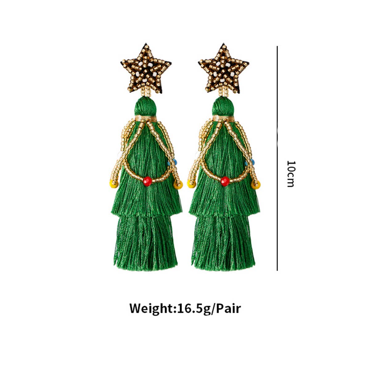 NEW LONG LIGHTWEIGHT HAND BRAIDED EARRINGS