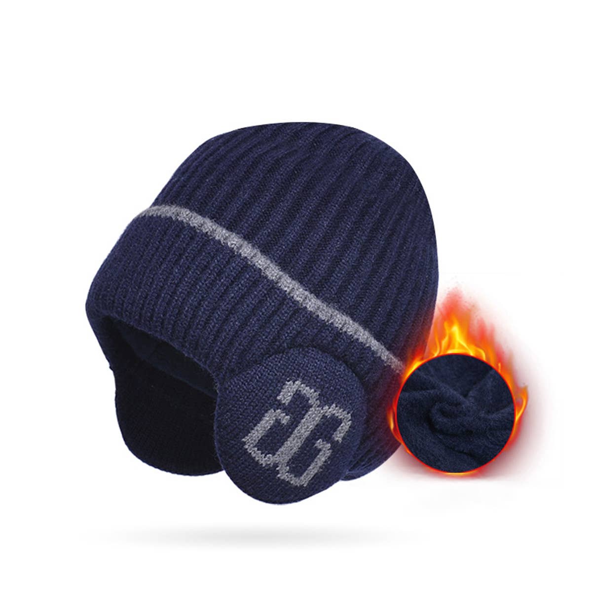 VERSATILE FLEECE COLD-PROOF EARMUFFS CAP HAT