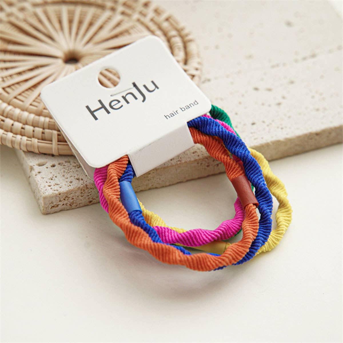 Candy Color Twisted Hair Ties , Cute Rubber Bands- CWAHA0339