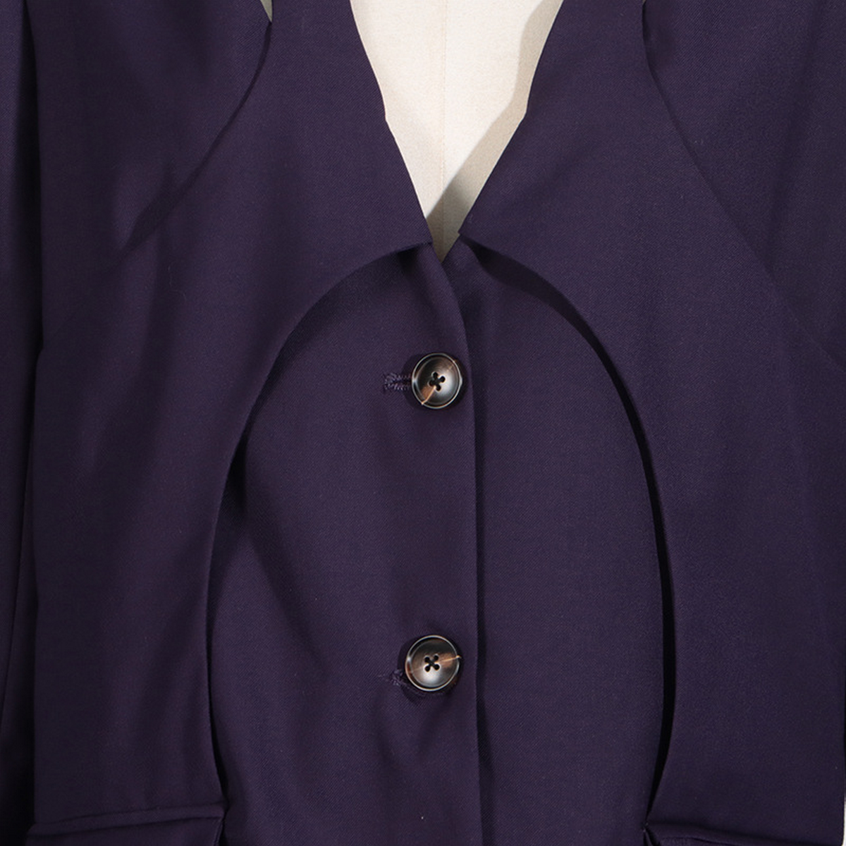 Street Style V-Neck Loose Long Blazer for Women_CWOCO1258