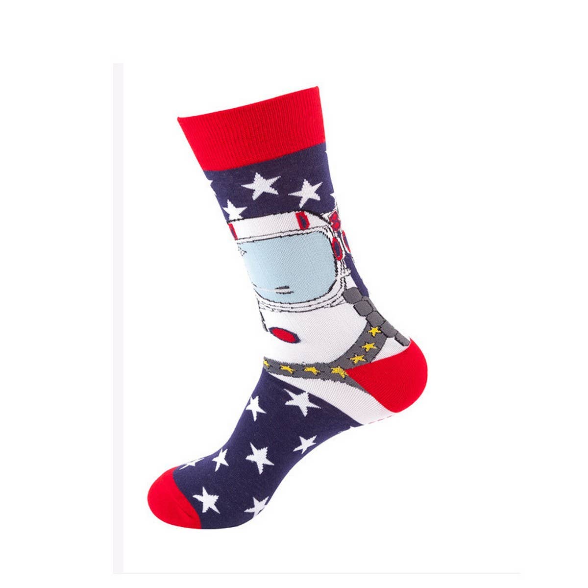 FASHION PERSONALIZED PRINTED MID-CALF SOCKS_CWMS1013