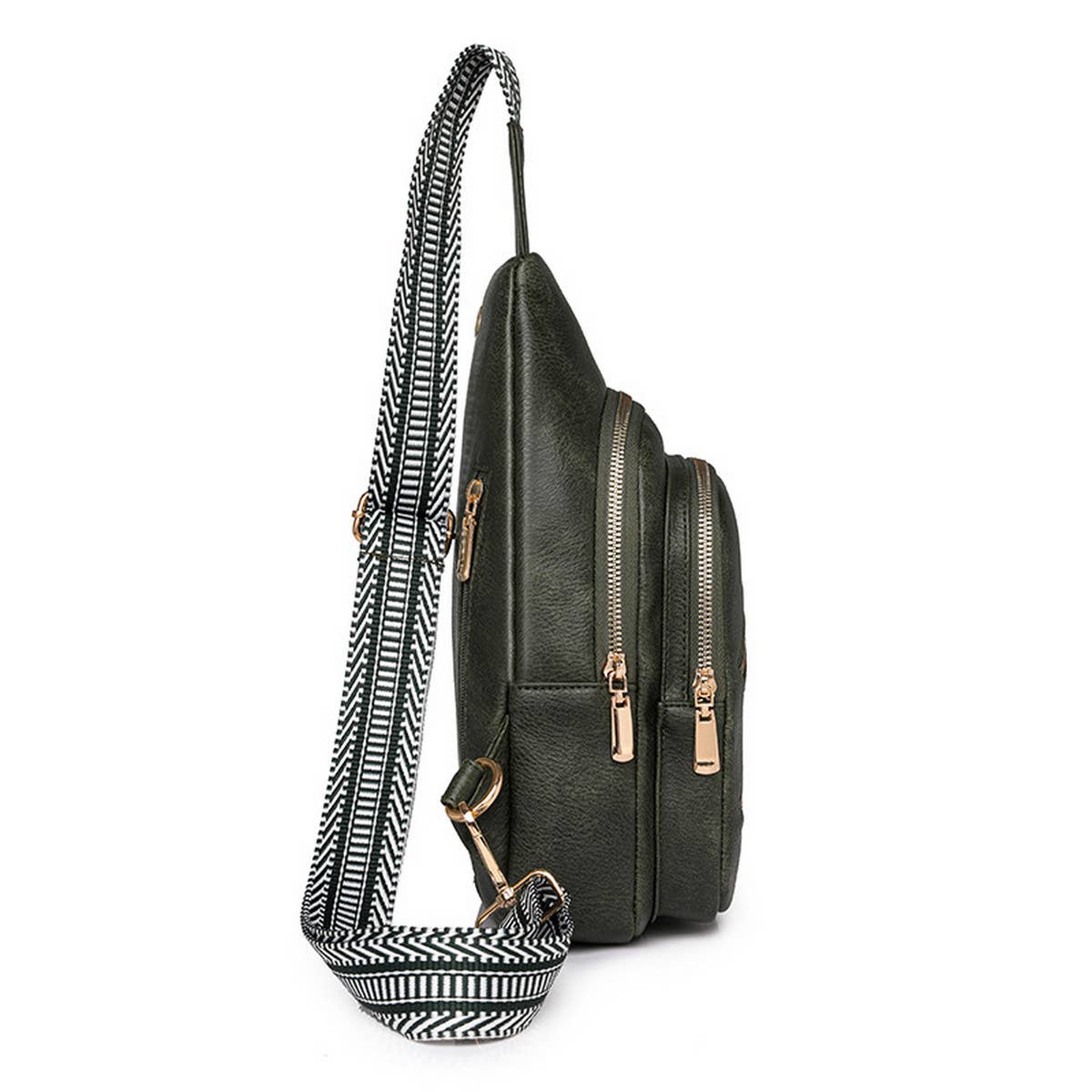 2024 NEW SIMPLE PU CHEST BAG_CWAB2734