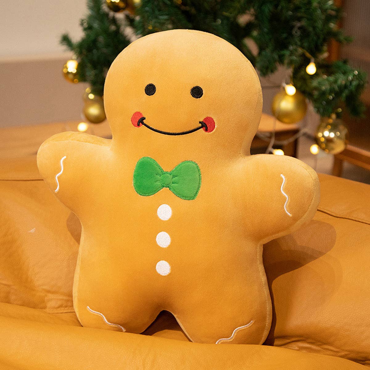 CARTOON CHRISTMAS SNOWMAN CHRISTMAS TREE PILLOW_CWMM1440