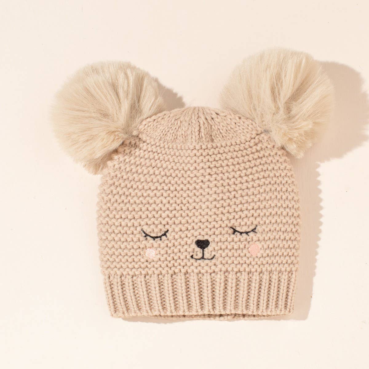 2024 NEW DOUBLE BALL CHILDREN'S KNITTED HAT_CWAH1751