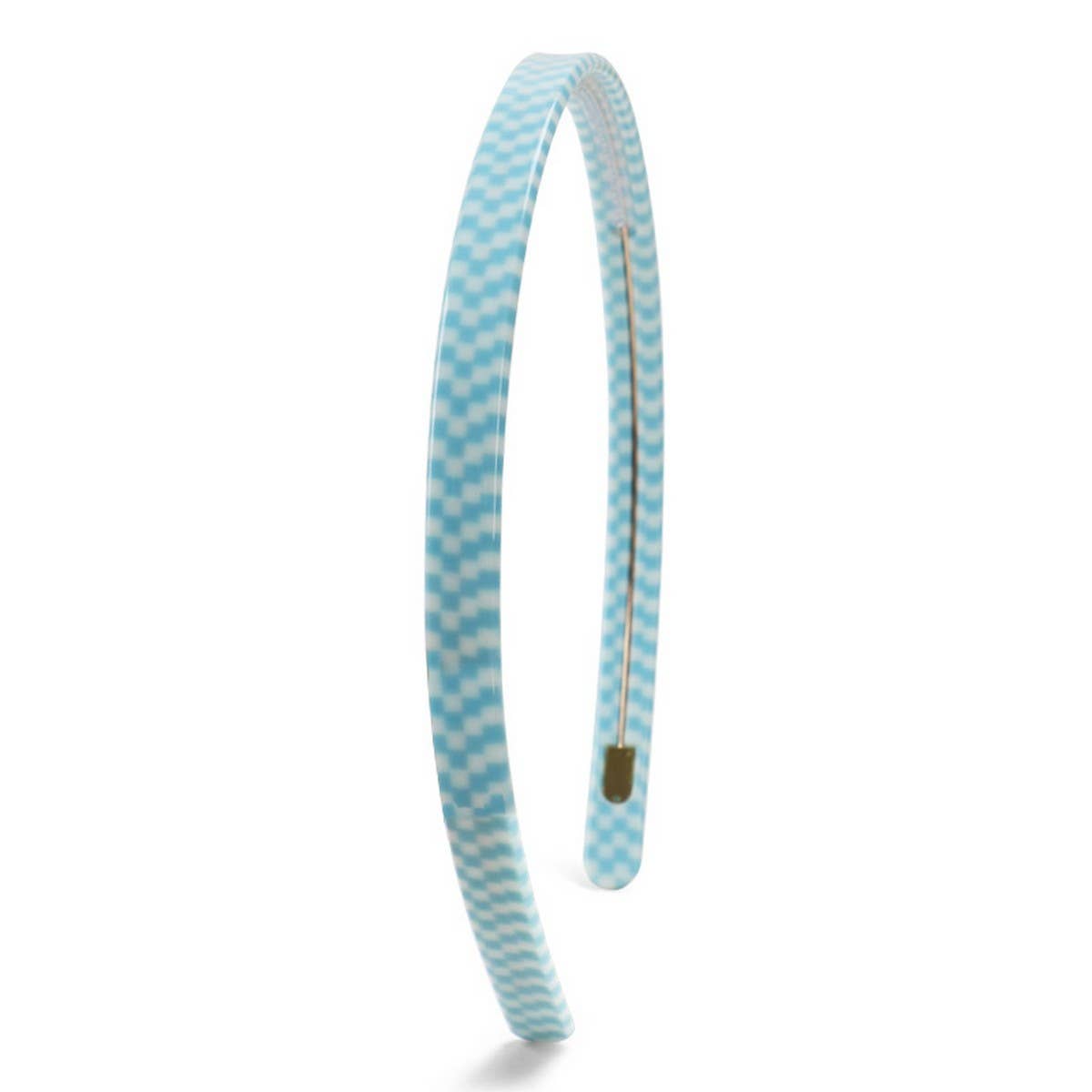 VINTAGE ACETATE HOUNDSTOOTH HEADBAND HAIRPIN