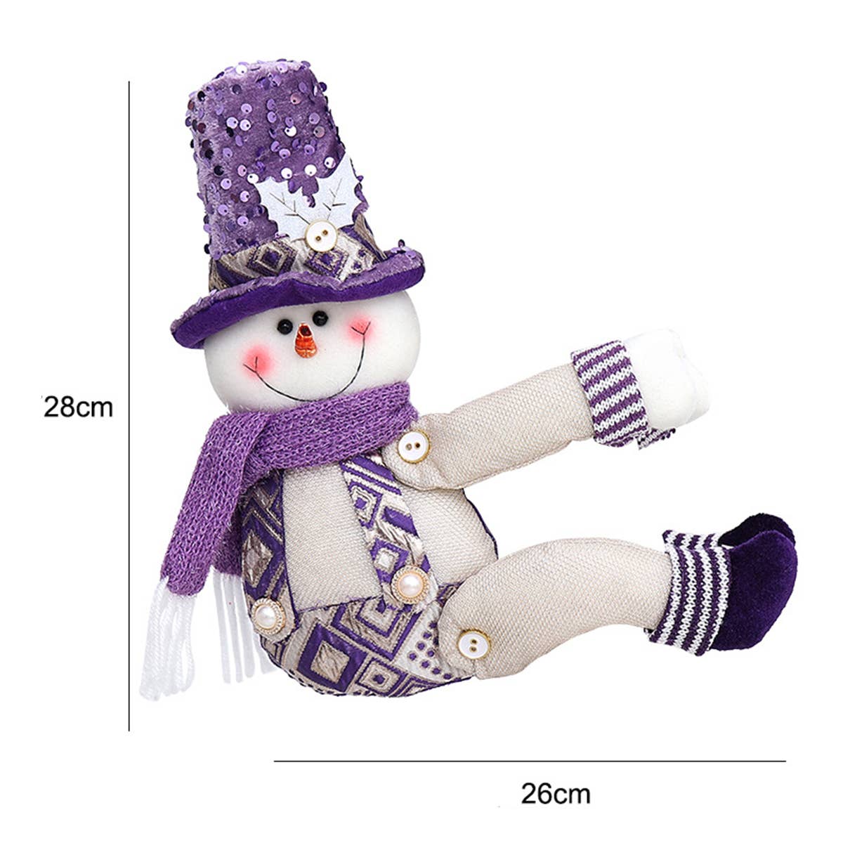 CWMM9416_CHRISTMAS CARTOON DOLL CURTAIN BUCKLE