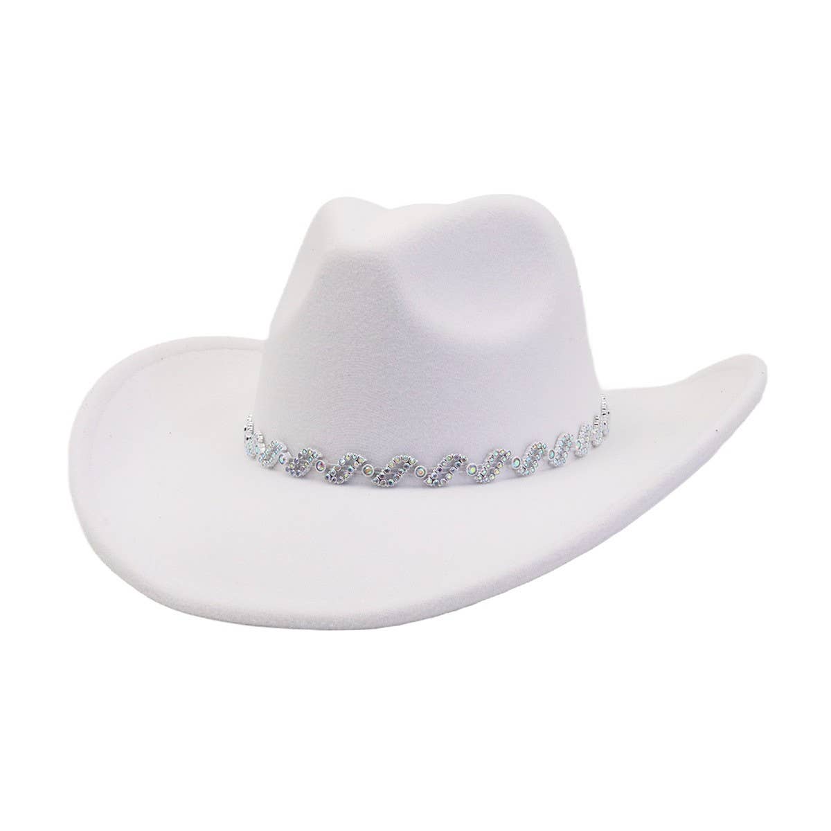 Western Cowboy Fedora Hat Ethnic Design_CWAH04437