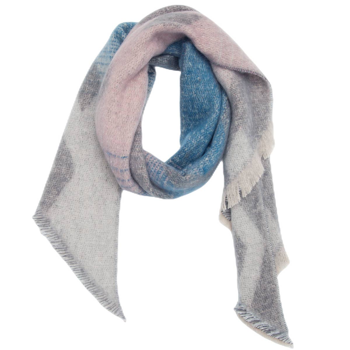 Circle Yarn Diamond Scarf ? Reversible Winter Wrap