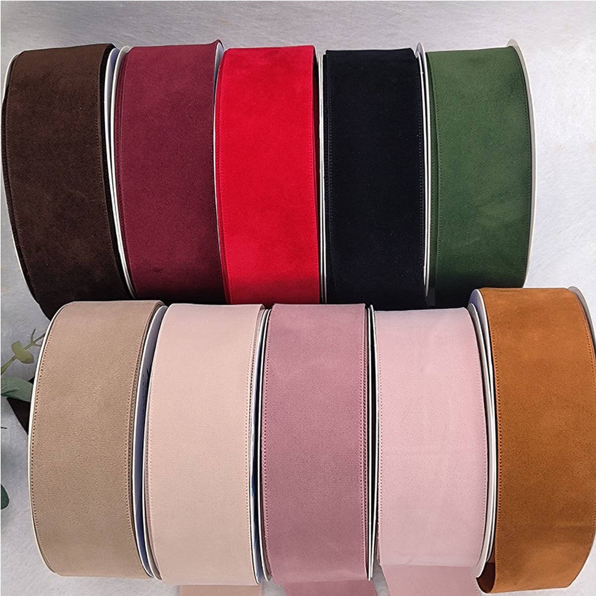 DEERSKIN VELVET RIBBON HAIR ACCESSORIES DIY